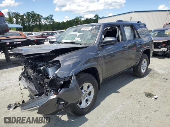 2023 Toyota 4Runner SR5 with VIN JTEEU5JR9P5286816, listed as a Copart auction lot 55596685 with Not provided miles and Salvage title. Bid and sale history available at DreamBid. Image 1.
