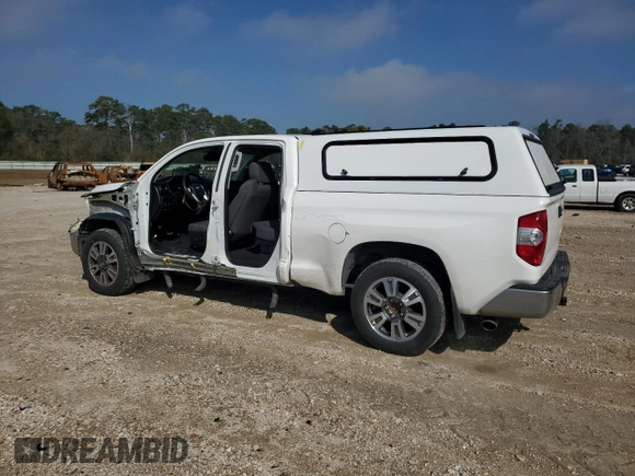 2020 Toyota Tundra 2WD SR with VIN 5TFRY5F1XLX257143, listed as a Copart auction lot 46160065 with 128,237 mi miles and Salvage Title. Bid and sale history available at carsss.com. Image 2.