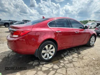 2013 Buick Regal Turbo Premium 2 with VIN 2G4GT5GVXD9153206, listed as a Copart auction lot 60749705 with 169,223 mi miles and Salvage title. Bid and sale history available at DreamBid. Image 3.