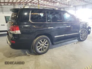 2015 Lexus LX 570 with VIN JTJHY7AX5F4173513, listed as a Copart auction lot 87815355 with 141,915 mi miles and Salvage Title. Bid and sale history available at DreamBid. Image 3.