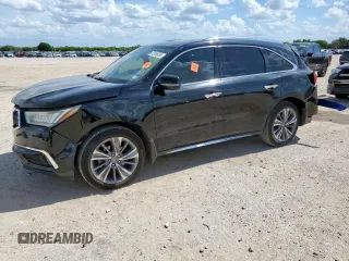 2017 Acura MDX Advance with VIN 5FRYD3H86HB010451, listed as a Copart auction lot 62656995 with 86,695 mi miles and Salvage title. Bid and sale history available at DreamBid. Image 1.