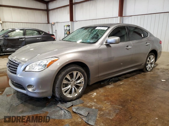 2012 Infiniti M37 with VIN JN1BY1AR6CM396570, listed as a Copart auction lot 81707124 with 102,462 mi miles and Salvage Title. Bid and sale history available at carsss.com. Image 1.