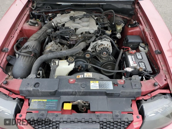 2001 Ford Mustang Deluxe с VIN 1FAFP444X1F234869, выставлен на аукционе Copart как лот 57380035 с пробегом 84 074 миль миль и Списание • Salvage title. История ставок и продаж доступна на DreamBid. Изображение 11.