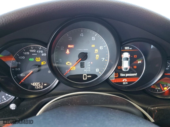 2013 Porsche Panamera S with VIN WP0AB2A77DL061226, listed as a Copart auction lot 49789555 with 48,851 mi miles and Non Repairable. Bid and sale history available at carsss.com. Image 9.