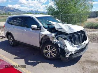 2016 Honda Pilot EX-L with VIN 5FNYF5H72GB005549, listed as a IAAI auction lot 42181779 with 171,738 mi miles and . Bid and sale history available at DreamBid. Image 1.