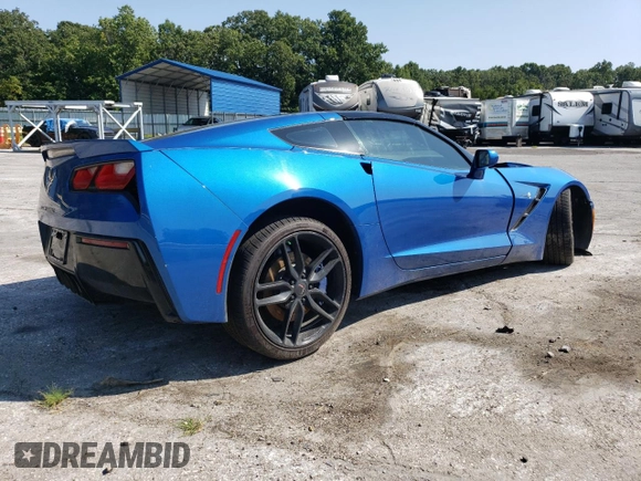 2015 Chevrolet Corvette 1LT with VIN 1G1YB2D77F5108510, listed as a Copart auction lot 68754404 with 80,445 mi miles and Salvage Title. Bid and sale history available at carsss.com. Image 3.