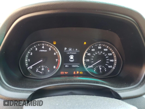 2019 Hyundai Elantra GT with VIN KMHH35LE2KU102860, listed as a Copart auction lot 70044794 with 105,092 mi miles and Salvage Title. Bid and sale history available at carsss.com. Image 9.