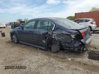 2013 Subaru Legacy Premium with VIN 4S3BMCC62D3046240, listed as a Copart auction lot 56543735 with 186,248 mi miles and Salvage title. Bid and sale history available at DreamBid. Image 2.