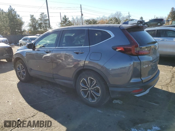 2020 Honda CR-V EX-L with VIN 5J6RW2H8XLA010104, listed as a Copart auction lot 88799915 with 41,133 mi miles and Salvage Title. Bid and sale history available at carsss.com. Image 2.