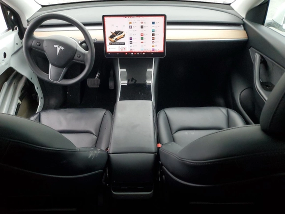 2020 Tesla Model Y Long Range with VIN 5YJYGDEE5LF053938, listed as a Copart auction lot 43381985 with 69,291 mi miles and Salvage Title. Bid and sale history available at DreamBid. Image 8.