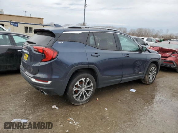 2018 GMC Terrain SLT with VIN 3GKALPEX9JL298390, listed as a Copart auction lot 47045005 with 70,096 mi miles and Clean Title. Bid and sale history available at DreamBid. Image 3.