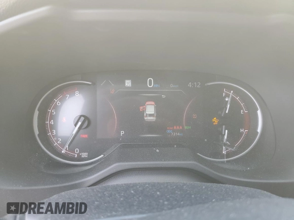 2024 Toyota RAV4 XLE Premium with VIN 2T3C1RFV9RW341472, listed as a Copart auction lot 55217545 with 7,314 mi miles and Salvage title. Bid and sale history available at DreamBid. Image 9.