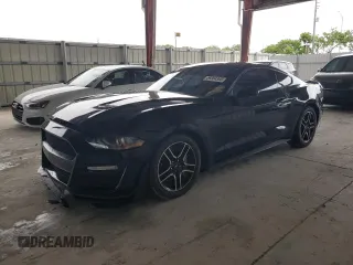2021 Ford Mustang GT with VIN 1FA6P8CF2M5128419, listed as a Copart auction lot 59384365 with 46,266 mi miles and Non repairable. Bid and sale history available at DreamBid. Image 1.