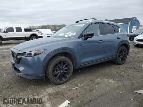2023 Mazda CX-5 2.5 S Carbon Edition with VIN JM3KFBCM7P0187725, listed as a Copart auction lot 46267835 with 32,346 mi miles and Salvage Title. Bid and sale history available at carsss.com. Image 1.
