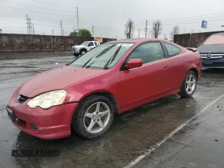 2002 Acura RSX Type S with VIN JH4DC53022C001166, listed as a Copart auction lot 48972465 with 165,209 mi miles and Clean Title. Bid and sale history available at carsss.com. Image 1.