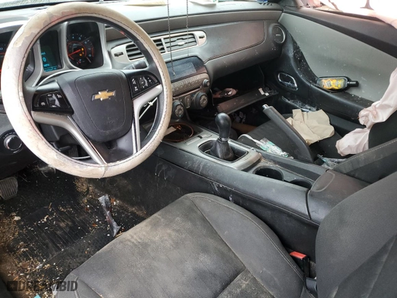 2014 Chevrolet Camaro LS with VIN 2G1FE1E37E9176232, listed as a Copart auction lot 82764814 with NaN miles and Salvage Title. Bid and sale history available at carsss.com. Image 8.
