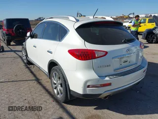 2016 Infiniti QX50 with VIN JN1BJ0RP7GM234860, listed as a IAAI auction lot 41758956 with 66,503 mi miles. Bid and sale history available at carsss.com. Image 3.