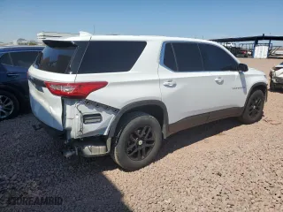 2019 Chevrolet Traverse LS with VIN 1GNERFKW6KJ138968, listed as a Copart auction lot 50035685 with 132,800 mi miles and Salvage Title. Bid and sale history available at carsss.com. Image 3.