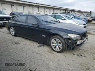 2012 BMW 7 Series with VIN WBAKX8C57CC198473, listed as a Copart auction lot 41858265 with 86,741 mi miles and Salvage title. Bid and sale history available at DreamBid. Image 4.