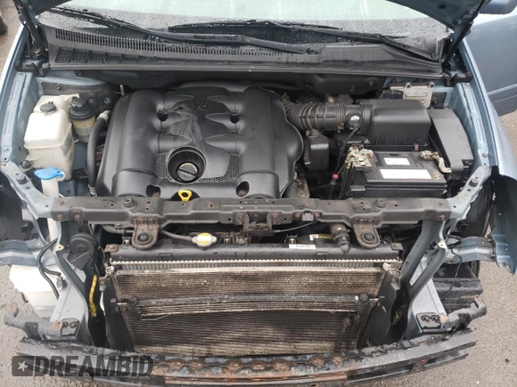 2009 Kia Sedona with VIN KNDMB133796281716, listed as a Copart auction lot 58398774 with 250,680 mi miles and Salvage Title. Bid and sale history available at carsss.com. Image 12.