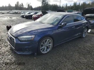 2020 Audi A5 Sportback Premium с VIN WAUANCF56LA007430, выставлен на аукционе Copart как лот 87229744 с пробегом Не указан миль и Списание • Salvage title. История ставок и продаж доступна на DreamBid. Изображение 1.