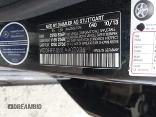 2014 Mercedes-Benz E 350 Luxury with VIN WDDHF8JB0EA907936, listed as a IAAI auction lot 40480628 with Not Provided miles and . Bid and sale history available at DreamBid. Image 9.