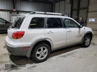 2003 Mitsubishi Outlander LS with VIN JA4LX31G63U075640, listed as a Copart auction lot 87847245 with 151,586 mi miles and Salvage Title. Bid and sale history available at carsss.com. Image 3.
