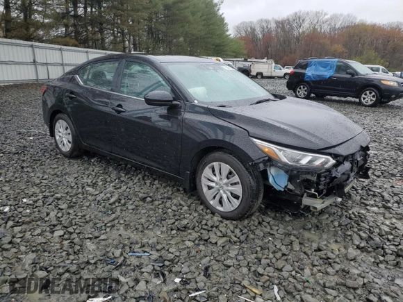 2021 Nissan Sentra S with VIN 3N1AB8BV4MY212226, listed as a Copart auction lot 52801545 with 62,279 mi miles and Salvage Title. Bid and sale history available at DreamBid. Image 4.
