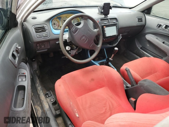 1999 Honda Civic EX with VIN 1HGEJ8145XL026087, listed as a Copart auction lot 49727824 with 118,833 mi miles and Salvage Title. Bid and sale history available at carsss.com. Image 8.