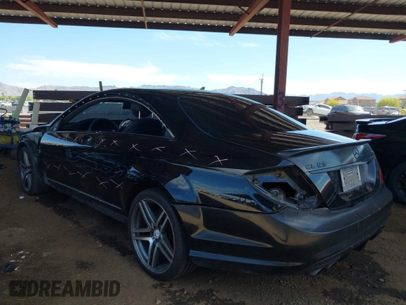 2009 Mercedes-Benz CL 63 AMG with VIN WDDEJ77X79A022220, listed as a IAAI auction lot 42095679 with 155,333 mi miles and . Bid and sale history available at carsss.com. Image 3.