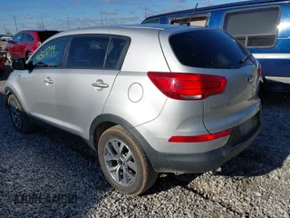 2015 Kia Sportage LX with VIN KNDPBCAC3F7789828, listed as a IAAI auction lot 41803744 with 126,002 mi miles and . Bid and sale history available at carsss.com. Image 3.