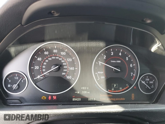 2017 BMW 3 Series 330i xDrive with VIN WBA8K3C52HK679126, listed as a Copart auction lot 69714084 with 89,420 mi miles and Salvage Title. Bid and sale history available at carsss.com. Image 9.