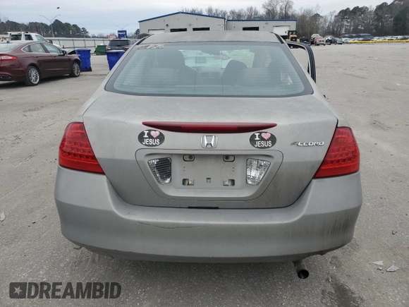 2006 Honda Accord LX SE with VIN 1HGCM55316A037063, listed as a Copart auction lot 87570155 with 310,613 mi miles and Non repairable. Bid and sale history available at DreamBid. Image 6.