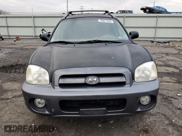 2006 Hyundai Santa Fe GLS with VIN KM8SC13D06U104943, listed as a Copart auction lot 78827563 with 147,793 mi miles and Clean Title. Bid and sale history available at carsss.com. Image 5.