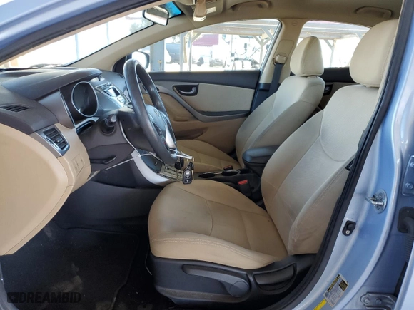 2012 Hyundai Elantra Limited with VIN KMHDH4AE1CU329438, listed as a Copart auction lot 50076205 with 204,557 mi miles and Clean Title. Bid and sale history available at carsss.com. Image 7.