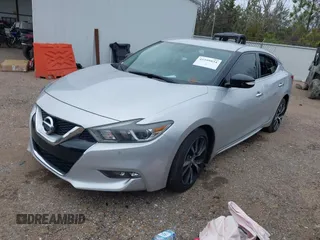 2016 Nissan Maxima SL with VIN 1N4AA6AP4GC383276, listed as a IAAI auction lot 41599834 with 47,098 mi miles and . Bid and sale history available at DreamBid. Image 2.