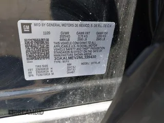 2021 GMC Terrain SLE with VIN 3GKALMEV2ML339430, listed as a IAAI auction lot 42328073 with 63,918 mi miles and . Bid and sale history available at DreamBid. Image 9.