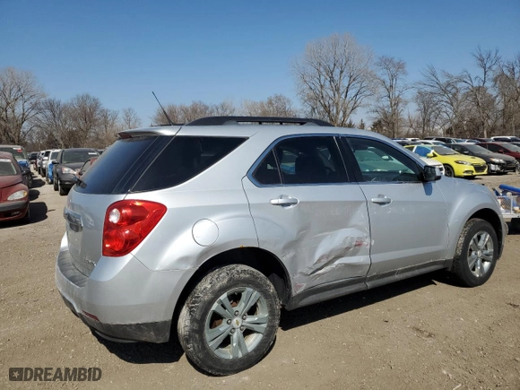 2012 Chevrolet Equinox LT w/1LT with VIN 2GNFLEEK5C6322287, listed as a Copart auction lot 48371645 with 168,513 mi miles and Salvage Title. Bid and sale history available at carsss.com. Image 3.