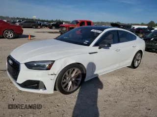 2021 Audi A5 Sportback Premium with VIN WAUABCF59MA033501, listed as a Copart auction lot 84792074 with 37,249 mi miles and Salvage Title. Bid and sale history available at carsss.com. Image 1.