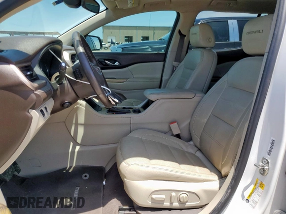 2017 GMC Acadia Denali with VIN 1GKKNPLS8HZ327113, listed as a Copart auction lot 58431595 with 102,061 mi miles and Salvage title. Bid and sale history available at DreamBid. Image 7.