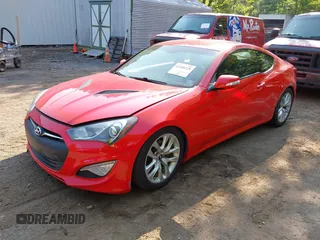 2016 Hyundai Genesis Coupe 3.8L Base with VIN KMHHT6KJ4GU132745, listed as a IAAI auction lot 42498729 with 153,572 mi miles and . Bid and sale history available at DreamBid. Image 2.