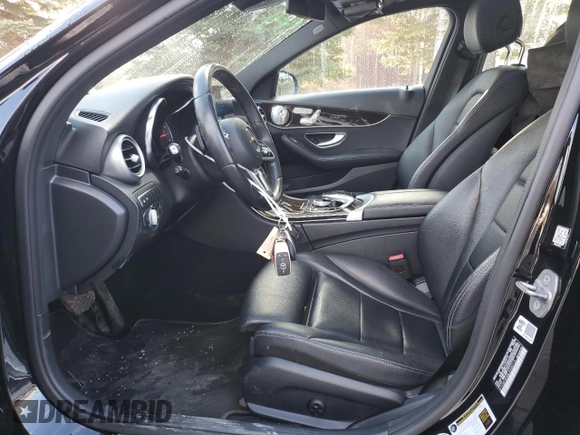 2020 Mercedes-Benz C 300 with VIN W1KWF8EB8LR590715, listed as a Copart auction lot 88220005 with 105,201 mi miles and Salvage Title. Bid and sale history available at DreamBid. Image 7.
