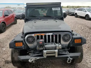 2006 Jeep Wrangler Unlimited LWB with VIN 1J4FA44S96P765356, listed as a Copart auction lot 45302355 with 109,932 mi miles and Salvage Title. Bid and sale history available at carsss.com. Image 5.