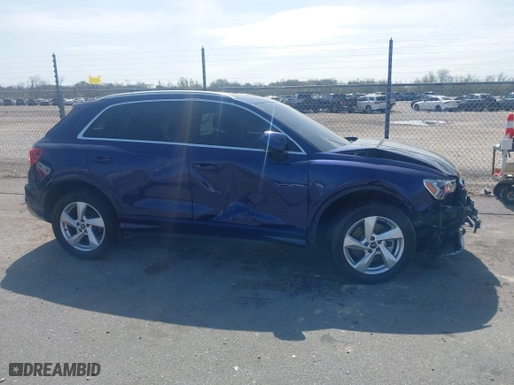 2021 Audi Q3 Premium Plus with VIN WA1BUCF35M1081281, listed as a IAAI auction lot 41748291 with 66,261 mi miles. Bid and sale history available at carsss.com. Image 13.