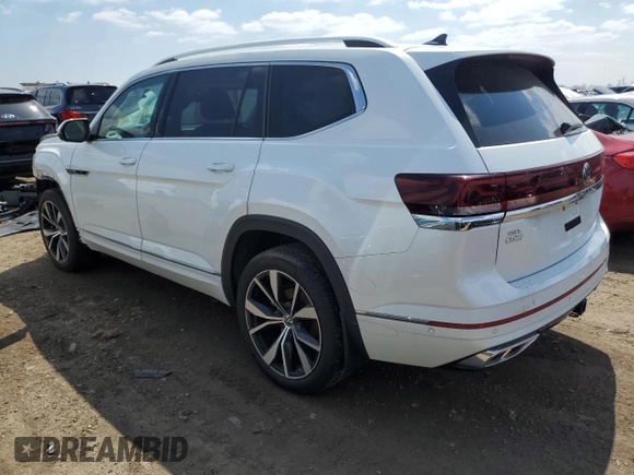 2024 Volkswagen Atlas SEL Premium R-Line z VIN 1V2FR2CA5RC541216, wystawiony jako Copart lot #52562725 z przebiegiem 14 709 mil mil oraz Szkoda całkowita • Salvage title. Historia ofert i sprzedaży dostępna na DreamBid. Obrazek 2.