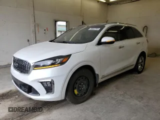 2019 Kia Sorento SX Limited with VIN 5XYPKDA53KG448787, listed as a Copart auction lot 70853793 with 91,032 mi miles and Salvage Title. Bid and sale history available at carsss.com. Image 1.