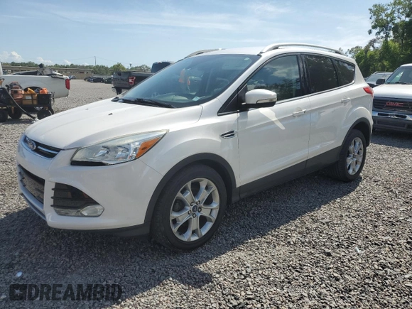 2016 Ford Escape Titanium with VIN 1FMCU0JX8GUC35838, listed as a Copart auction lot 51061285 with 84,224 mi miles and Salvage Title. Bid and sale history available at carsss.com. Image 1.