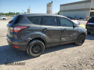2018 Ford Escape S with VIN 1FMCU0F7XJUA28402, listed as a Copart auction lot 57955745 with 104,625 mi miles and Salvage title. Bid and sale history available at DreamBid. Image 3.