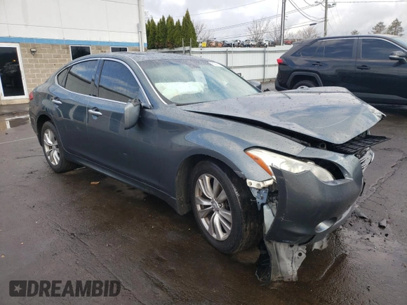 2012 Infiniti M37 with VIN JN1BY1AR1CM396587, listed as a Copart auction lot 52291185 with 145,794 mi miles and Salvage Title. Bid and sale history available at carsss.com. Image 4.