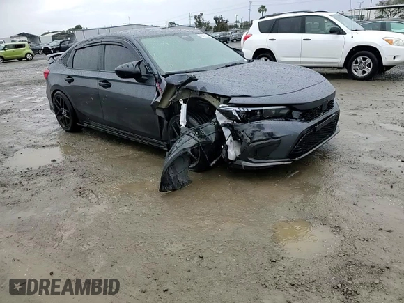 2022 Honda Civic Sedan Sport with VIN 2HGFE2F51NH515250, listed as a Copart auction lot 48825625 with 77,405 mi miles and Salvage Title. Bid and sale history available at carsss.com. Image 11.